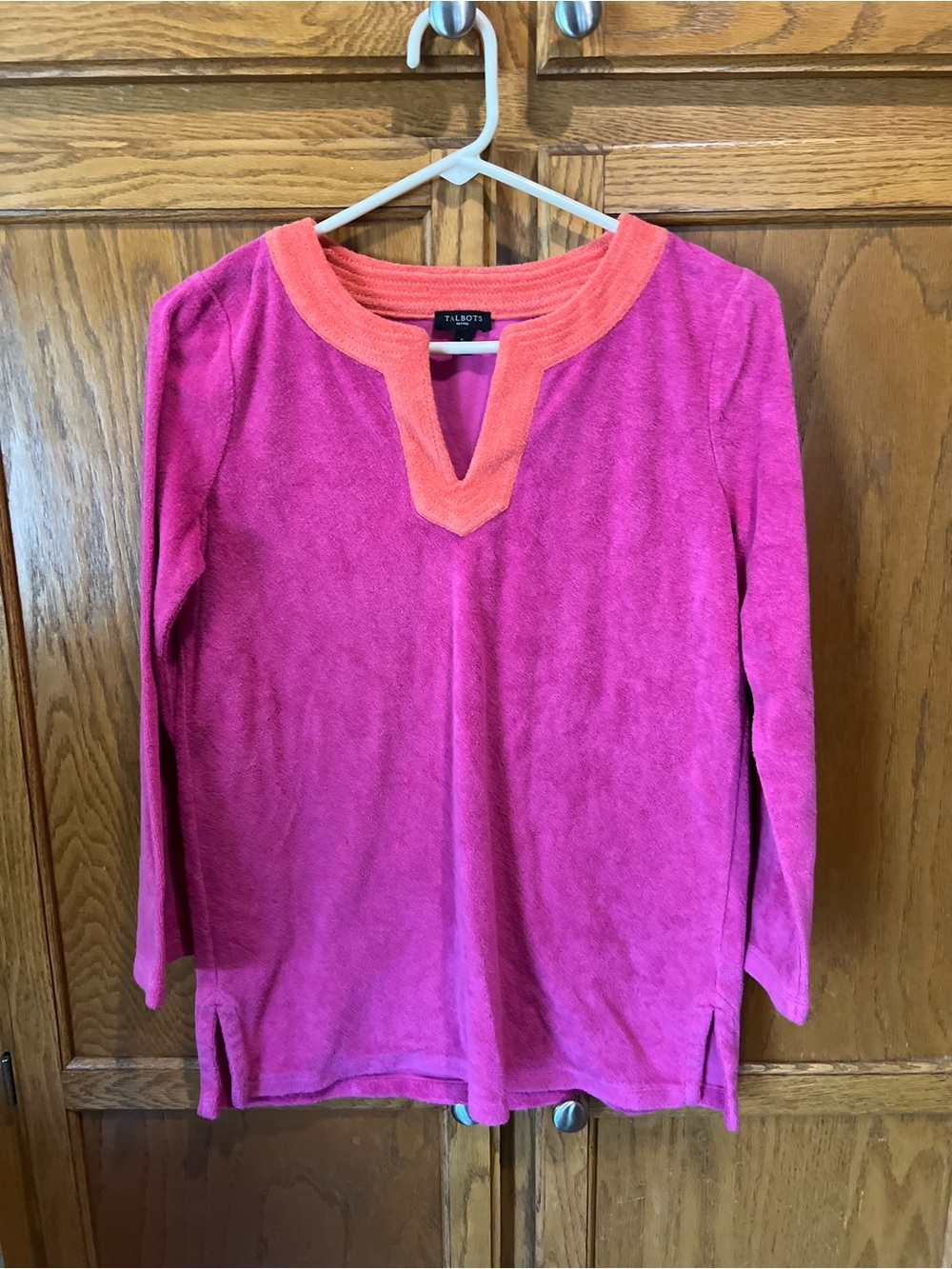 Talbots Terry Cloth Top
